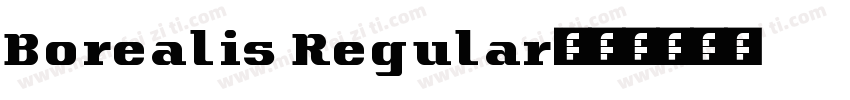 Borealis Regular字体转换